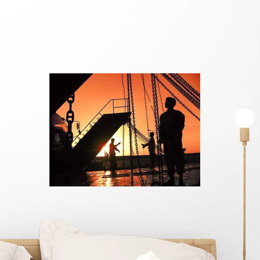 Chain Gang Workers Wall Decal