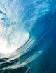 Blue Ocean Wave 5 Wall Decal