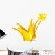 Magic Wand And Crown Wall Decal