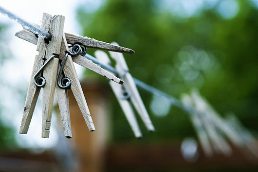 Outdoors Clothesline Wall Decal
