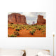 Valley Between Monuments Wall Decal