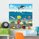 Funny Fish Under Sea Wall Decal