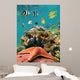 Sea-Star And Fish Wall Decal