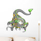 Green Robot Dragon Wall Decal