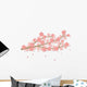 Pink Sakura Cherry Blossoms Wall Decal