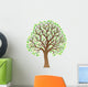 Tree With Green Leaves Wall Decal