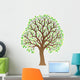 Tree With Green Leaves Wall Decal