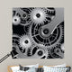 With Metallic Gears Wall Decal