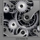 With Metallic Gears Wall Decal