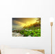 Sunset Jungle Caribbean Sea Wall Decal