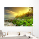 Sunset Jungle Caribbean Sea Wall Decal