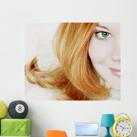 Woman's Face Wall Mural