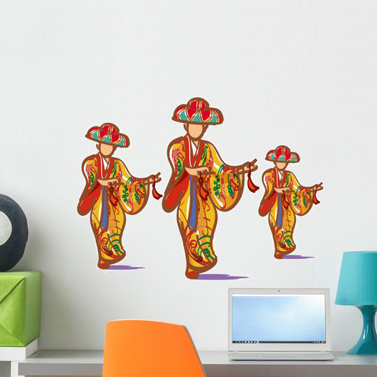 Okinawa Eisa Wall Decal