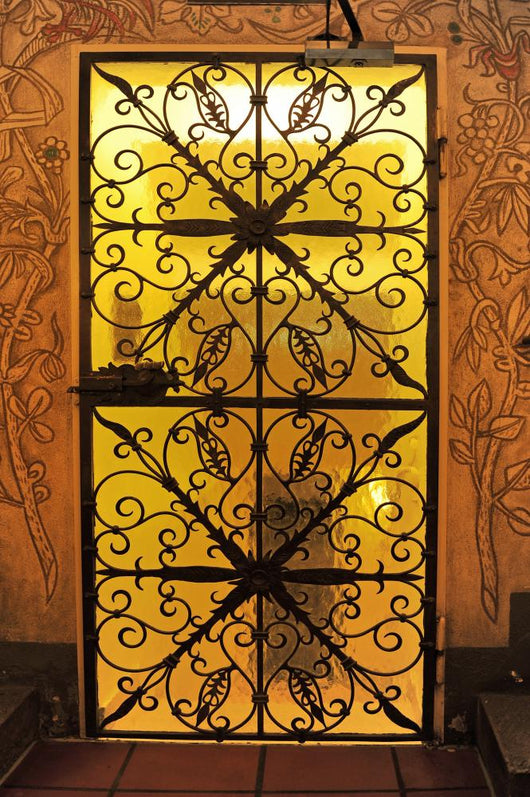 Wrought Iron Gate Wall Decal