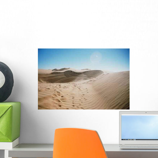 Tracks Sand Desert Wall Decal
