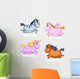 Magical Chubby Unicorn Wall Stickers Wall Decal
