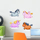 Magical Chubby Unicorn Wall Stickers Wall Decal