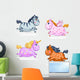 Magical Chubby Unicorn Wall Stickers Wall Decal