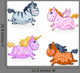 Magical Chubby Unicorn Wall Stickers Wall Decal