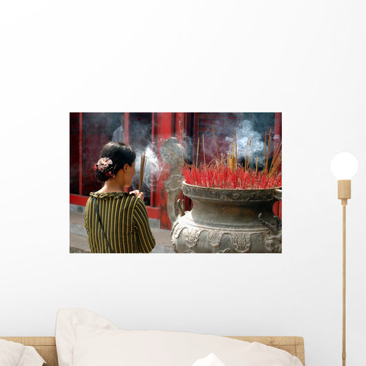 Pria Re Bouddhiste Hanoi Wall Decal