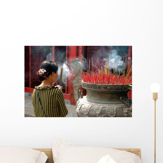 Pria Re Bouddhiste Hanoi Wall Decal