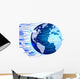 Globe With Circuit Board Wall Decal