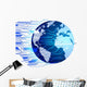 Globe With Circuit Board Wall Decal