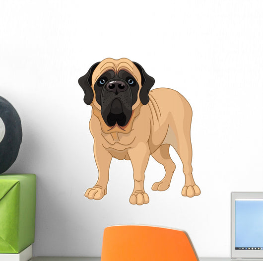 English Mastiff Wall Decal