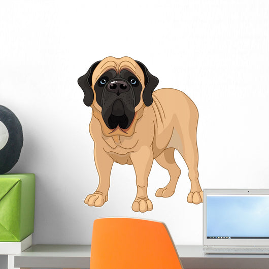 English Mastiff Wall Decal