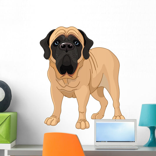 English Mastiff Wall Decal