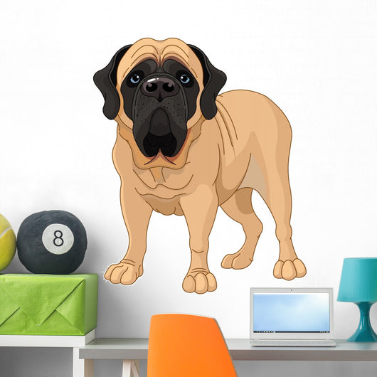 English Mastiff Wall Decal