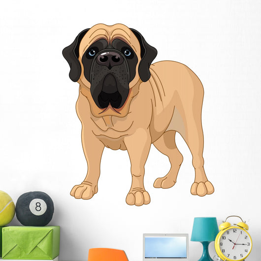 English Mastiff Wall Decal