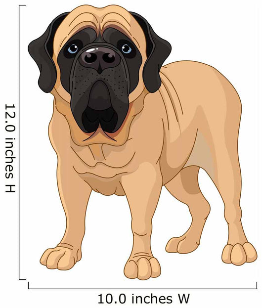 English Mastiff Wall Decal