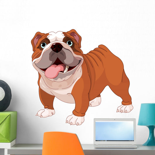English Bulldog Wall Decal