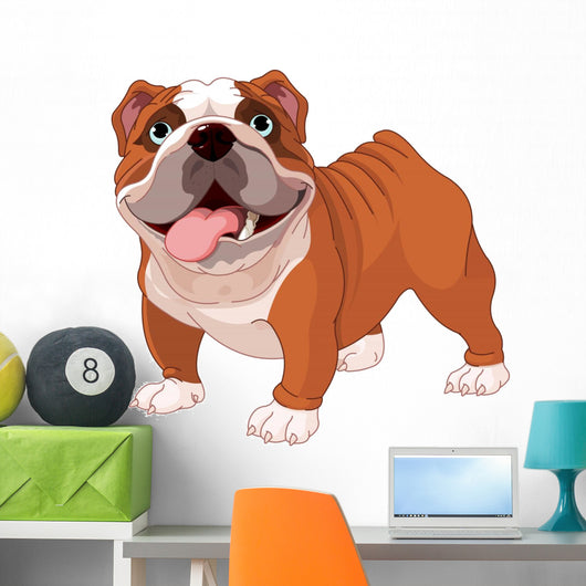English Bulldog Wall Decal