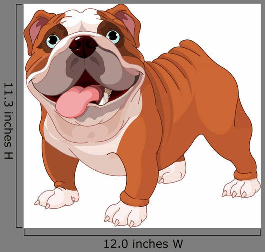 English Bulldog Wall Decal