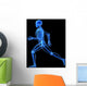Running Skeleton Anatomy Wall Decal