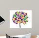 Colourful Tree Wall Decal