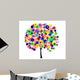Colourful Tree Wall Decal