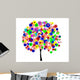 Colourful Tree Wall Decal