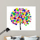 Colourful Tree Wall Decal