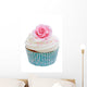 Rose Cupcake Wall Decal