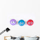 Faces Stress Balls Wall Decal