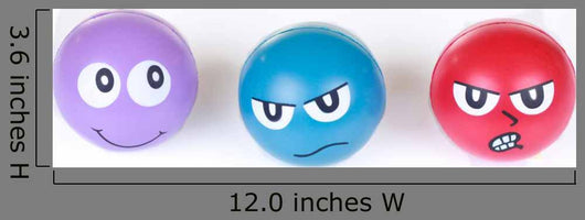 Faces Stress Balls Wall Decal