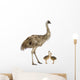Emu And Chicks Wall Decal