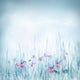 Spring Floral With Violet Wall Decal