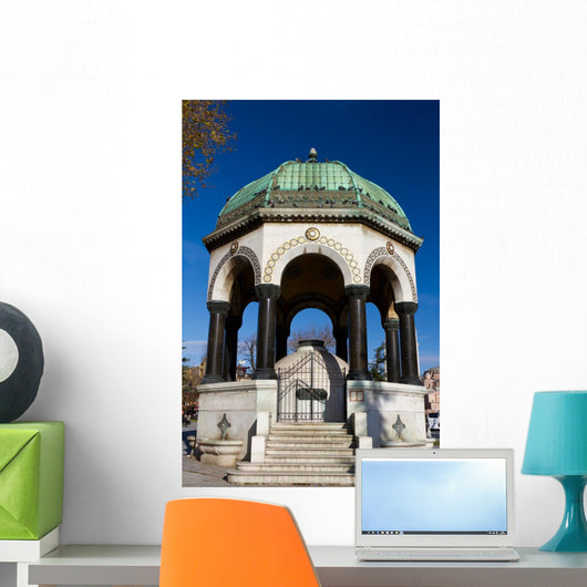 German Fountain From Istanbul Wall Decal