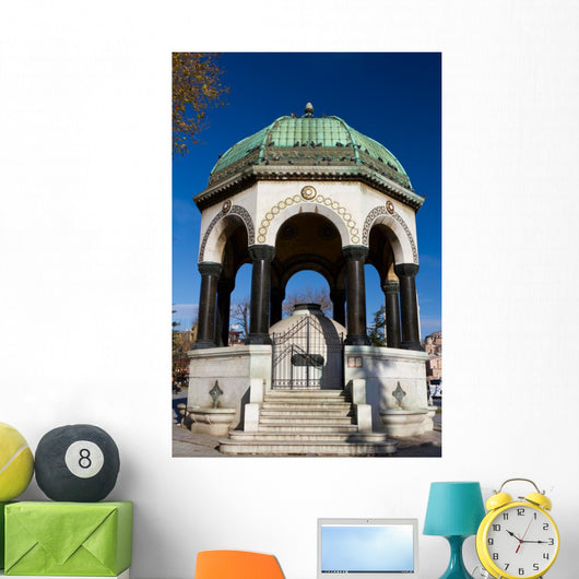 German Fountain From Istanbul Wall Decal