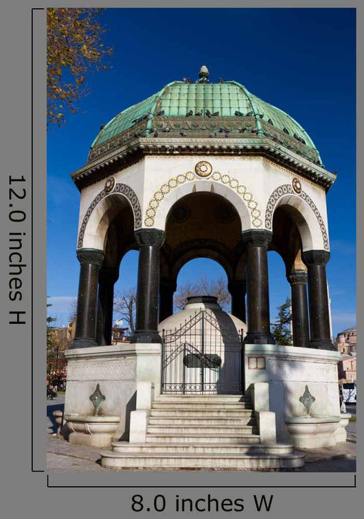 German Fountain From Istanbul Wall Decal