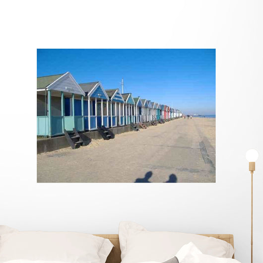 Beach Huts Wall Decal